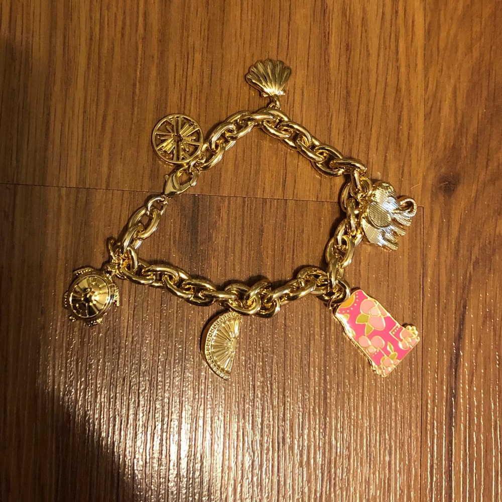 NEW Lilly Pulitzer Charm Bracelet